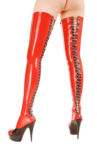 Neu anita berg latex strümpfe - latex,