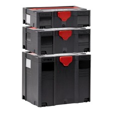 STIER Systainer-Set 3-teilig stapelbar kombinierbar mit Systainer I II IV T-Loc