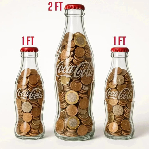 Fuss riesige coca cola - riesige,