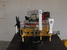 Schankanlage Motorblock V8 Deko Loft Werkstatt Bar Kneipe Bastler