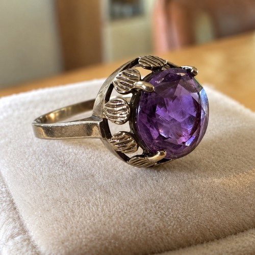 Vintage 333 gold ring mit - 333,