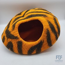 Woolygon Katzenhöhle Merinowolle Filz Katzenhöhle Handgefertigt Öko Indoor Katze