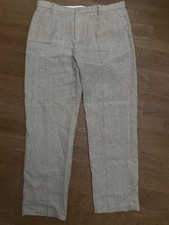 ZARA Leinenhose Beige Herren