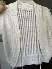 Strickbolero Creme Größe S
