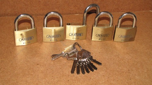 Abus vorhängerschloss - 5x,