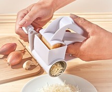 ✿ PARMESANREIBE NUSSMÜHLE SCHOKOREIBE ✿  WEISS KUNSTSTOFF EDELSTAHLTROMMEL ✿