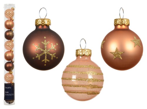 Weihnachtskugeln 3cm glas - 9,