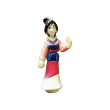 Polly Pocket / Disney - Mulan Figur - 1997 - Bluebird - Mulans Palace