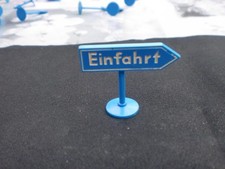 Siku Plastik  Schild Verkehrs- Zeichen V 270 Wegweiser Autobahn Einfahrt