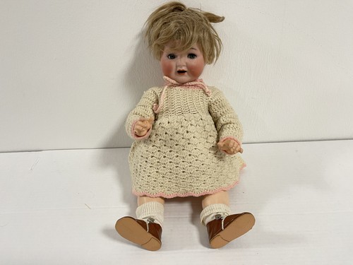 Alte puppe porzellankopf - puppe,