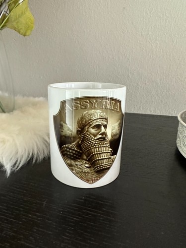 Assyrian lamassu tasse - lamassu,
