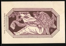 Exlibris Paul Delaval, Engel