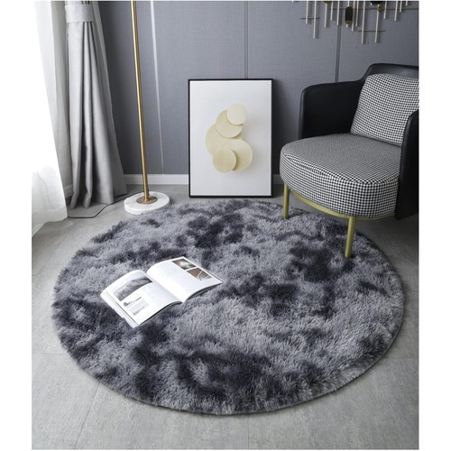 Teppich rund hochflor - teppich,