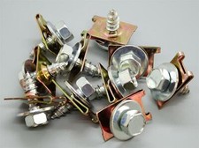 10 Schrauben Blechmutter Unterboden Kotflügelschraube Clips für BMW Opel Ford VW