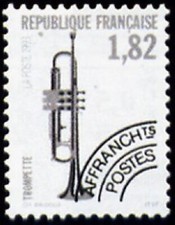 Frankreich Vorabgestempelt