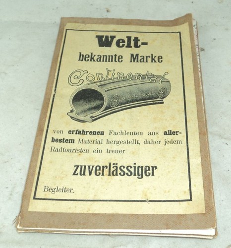 Alte landkarte fahrradkarte - alte,