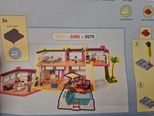 Playmobil - 5574 + 5575 + 5586 - City Life Moderne Luxusvilla mit Pool