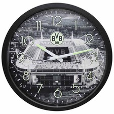 BVB Wanduhr Glow in the dark