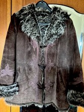 Vintage Damen Wildlederjacke Gr. 44 Style 70er Jahre