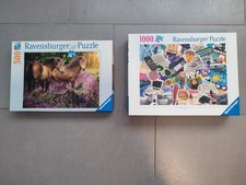 2 Ravensburger Puzzle: 1x 500 und 1x 1000 Teile, guter Zustand, komplett