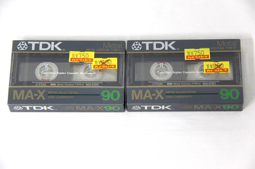 Tdk max90 x90 kassette - tdk, ma-x90