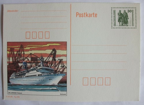 Postkarte rostock arkona - rostock,, ms