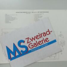 Piaggio Vespa PK 50 XL 2 125 XL 2 mit Elektrostarter Schaltplan Art.60 B0545