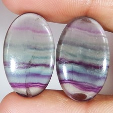 100% Natürlich Fluorit Paar