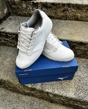 Mizuno Golfschuhe Weiß Leder