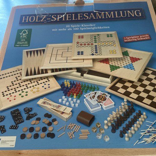 Holzspielesammlung spiele - 20,