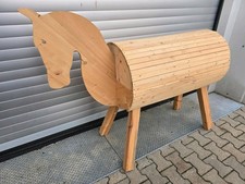 Voltigier-Pferd Holzpferd - Sitzhöhe 100cm