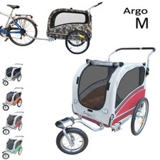 ARGO MEDIUM Kinderwagen Fahrradanhänger für Hundetransport Fahrradwagen x