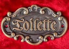 Toilette Schild WC Klo