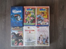 6 VHS-Kassetten/ Videokassetten Bibi Blocksberg, Disney, Rolf Zuckowski; Kinder