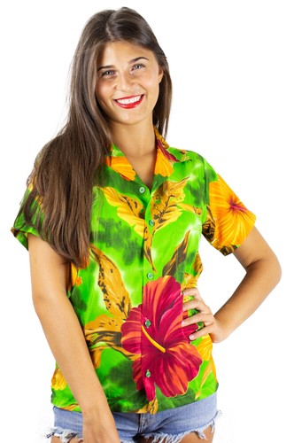 Funky hawaiibluse big flower - funky,
