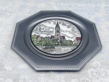 VINTAGE WANDTELLER AUS ZINN