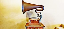 Trichtergrammophon Grammophon