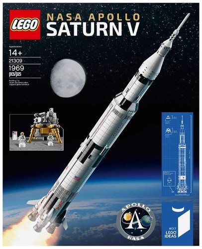 Lego saturn rakete - saturn, und