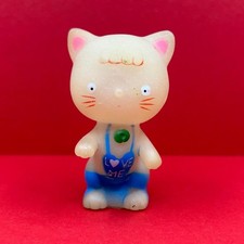 Vintage Glo Friends Gloworm Playful Pets Katze Fakie Bootleg Spielzeug Figur 1980er