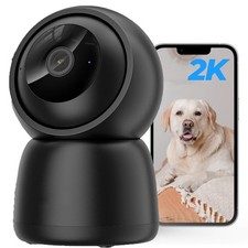 Überwachungskamera Innen 2K Babyphone mit Kamera WLAN Indoor Hundekamera mit App