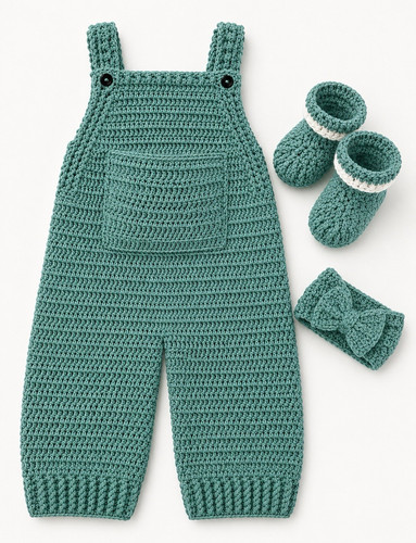 Baby strick outfit set - outfit,