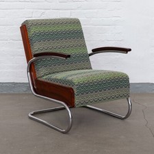 Stahlrohr Freischwinger Sessel K411 – Bauhaus Moderne aus den 1930er Jahren