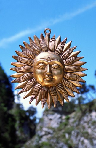 Sonne messing durchmesser 19 - sonne,