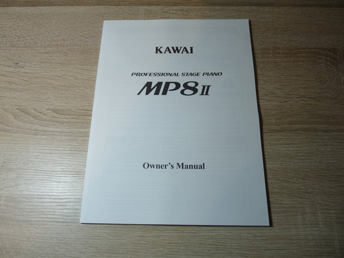 Bedienungsanleitung kawai - bedienungsanleitung,