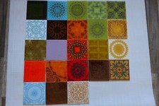 Retro Fliesen 15 x 15 cm 70er
