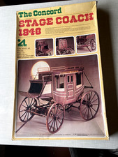WELLS FARGO - Bausatz (alt) - STAGE COACH - 1848 - Holz - inkl. Bauanleitung 