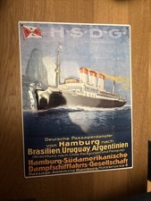 Blechschild Passagierdampfer