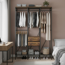 Schwerlast Kleiderschrank Schlafzimmer Kleiderständer Garderobenständer Vintage