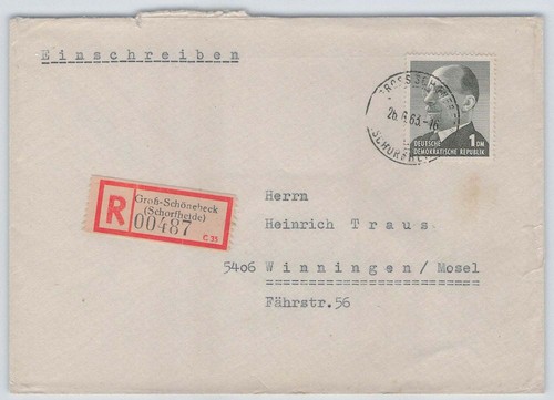 Ddr brief aus - ddr,