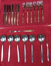 19-teiliges Besteck WMF Patent Stockholm mit Silberauflage 90/45 friodur